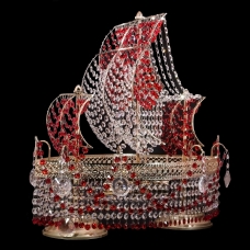 Настольная лампа Корвет №1, 2 лампы цветная