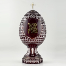 Яйцо Хрустальное Рубиновое большое