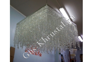 Люстра Италия Грей Квадрат - фото в интерьере